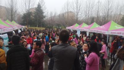 招聘会现场 招聘会现场